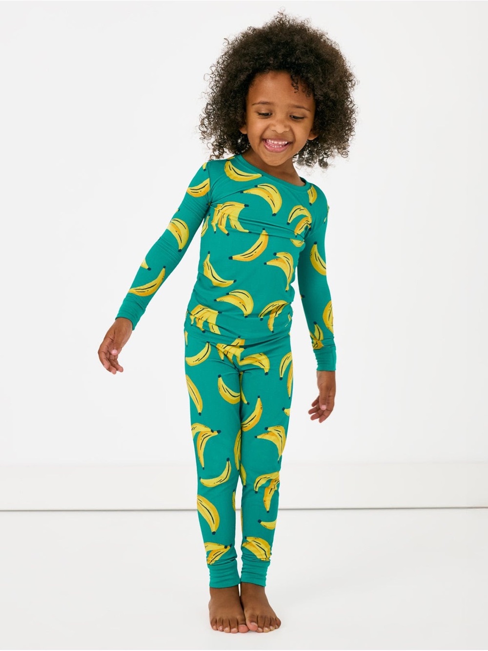 Little Sleepies Go-Bananas Two-Piece Pajama Set, Size 2T